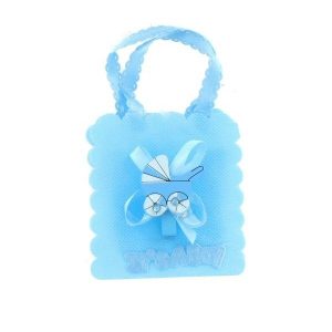 Blauw tasje kinderwagen