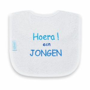 Funnies slabber - HOERA EEN JONGEN