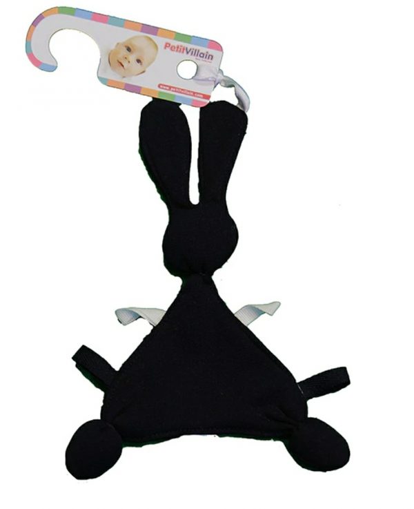 Petit Villain Knuffelkonijn Tuttle (Zwart)