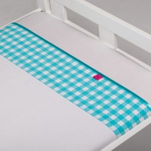 Briljant Baby Laken Abby Aqua (75x100 cm)