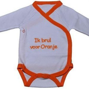 Funnies Overslag Romper - Ik Brul Voor Oranje