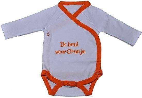 Funnies Overslag Romper - Ik Brul Voor Oranje