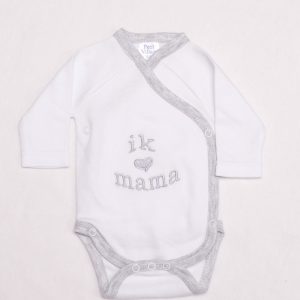 Petit Villain Overslag Romper I ♥️ Mama