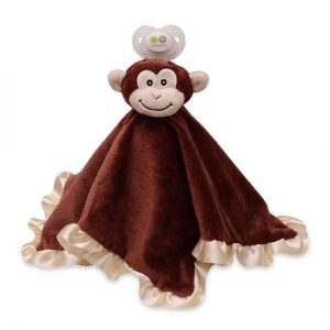 Paci-Plushies Fopspeen Blankies Milo het Aapje