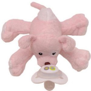 Nookums Paci-Plushies Fopspeen Buddies Peaches de Puppy