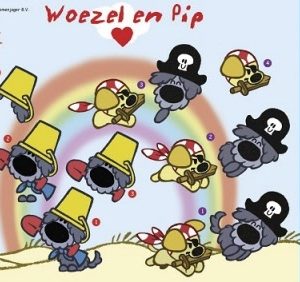Woezel en Pip Regenboog Piraat