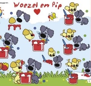 Woezel en Pip Verven