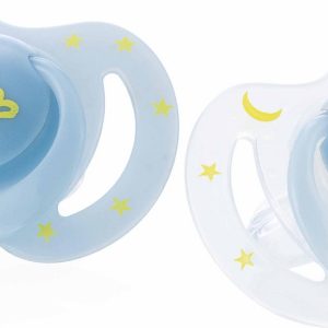 Nuby Little Moment blauwe fopspeen