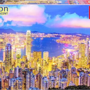 Educa Puzzel - Hong Kong Skyline NEON