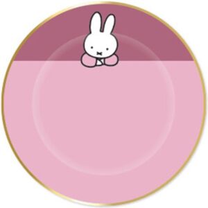 Nijntje Kartonnen Borden Roze - 8 stuks