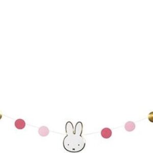 Nijntje deco slinger roze