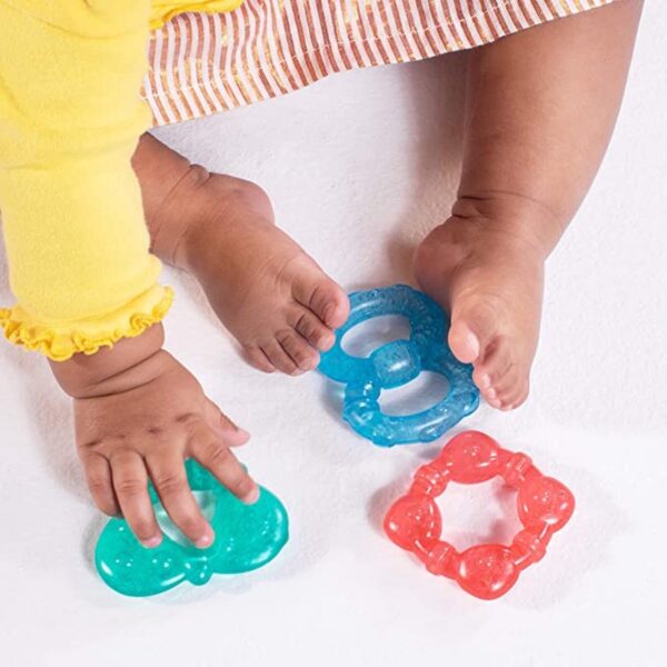 Bright Starts - Stay Cool Teethers - Bijtringen - 3 stuks - Afbeelding 4