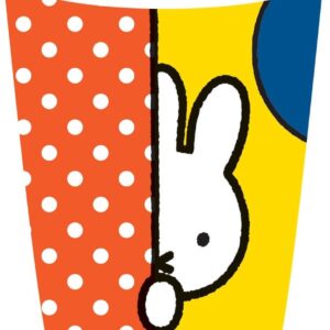 Nijntje Kartonnen Bekers - Geel/Rood - 8 stuks