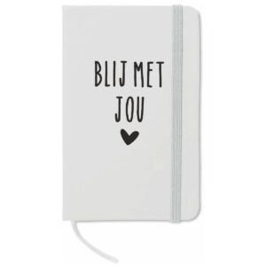 Notitieboekje blij met jou