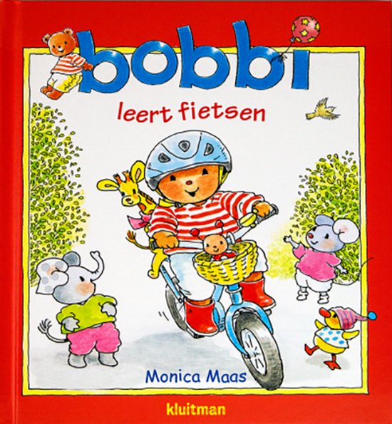 Bobbi leert fietsen