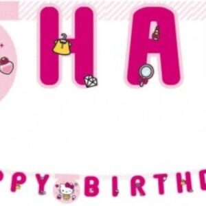 Hello Kitty Fashion Happy Birthday Letterslinger - 2 Meter