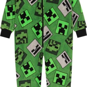 Minecraft Onesie - Jumpsuit - Met Rits - Maat 98/104