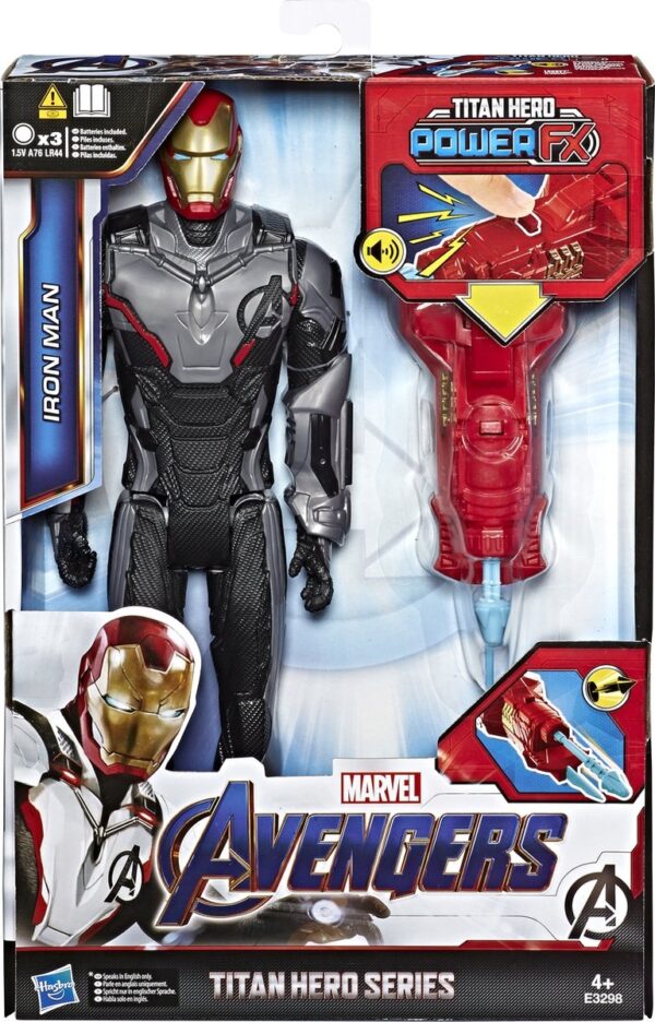 Marvel Avengers - Endgame Iron Man Titan Hero Incl. Power FX- Actiefiguur 30 cm - Italiaans