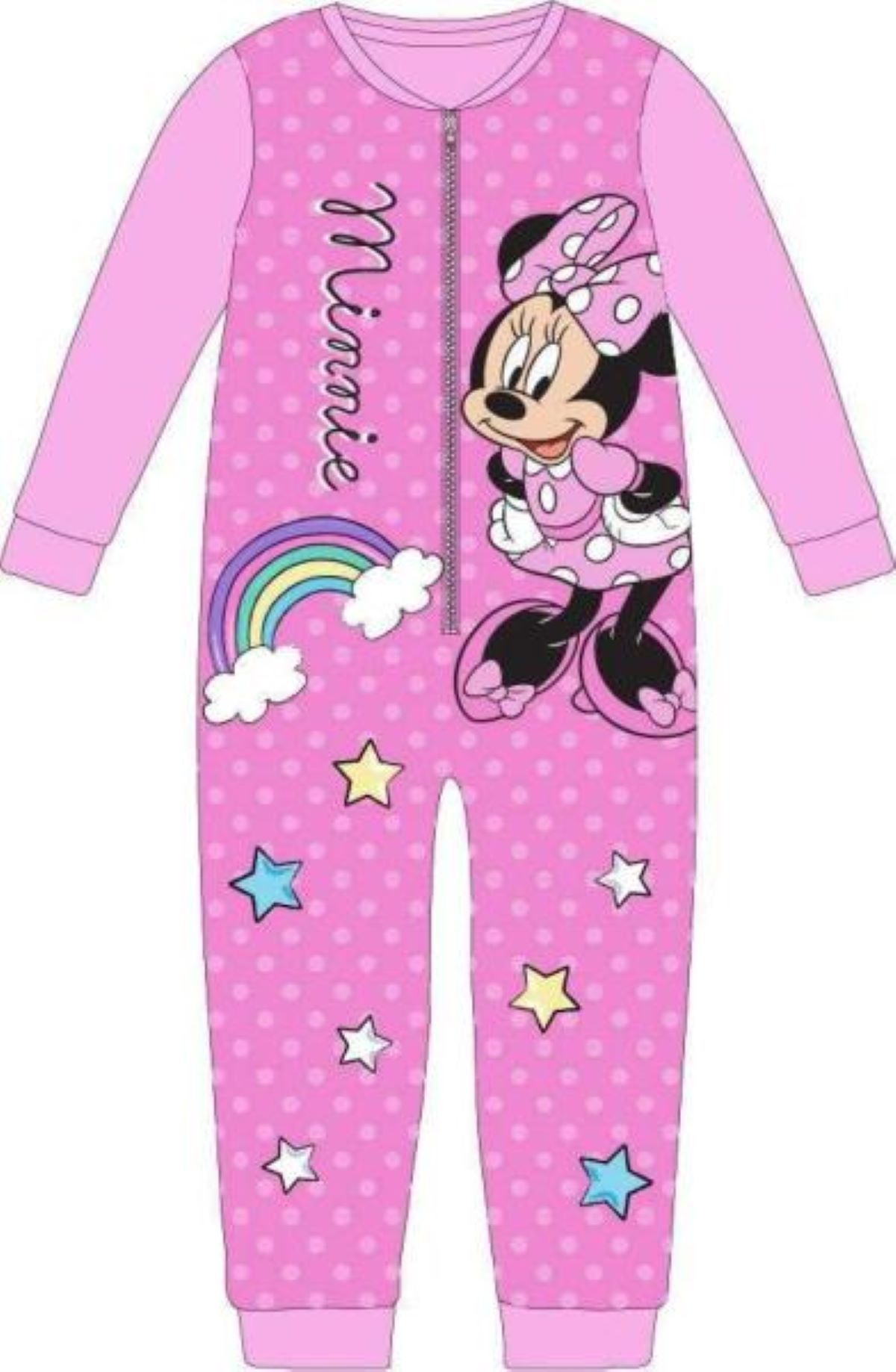 Minnie Mouse Onesie Regenboog - Roze - Div Maten
