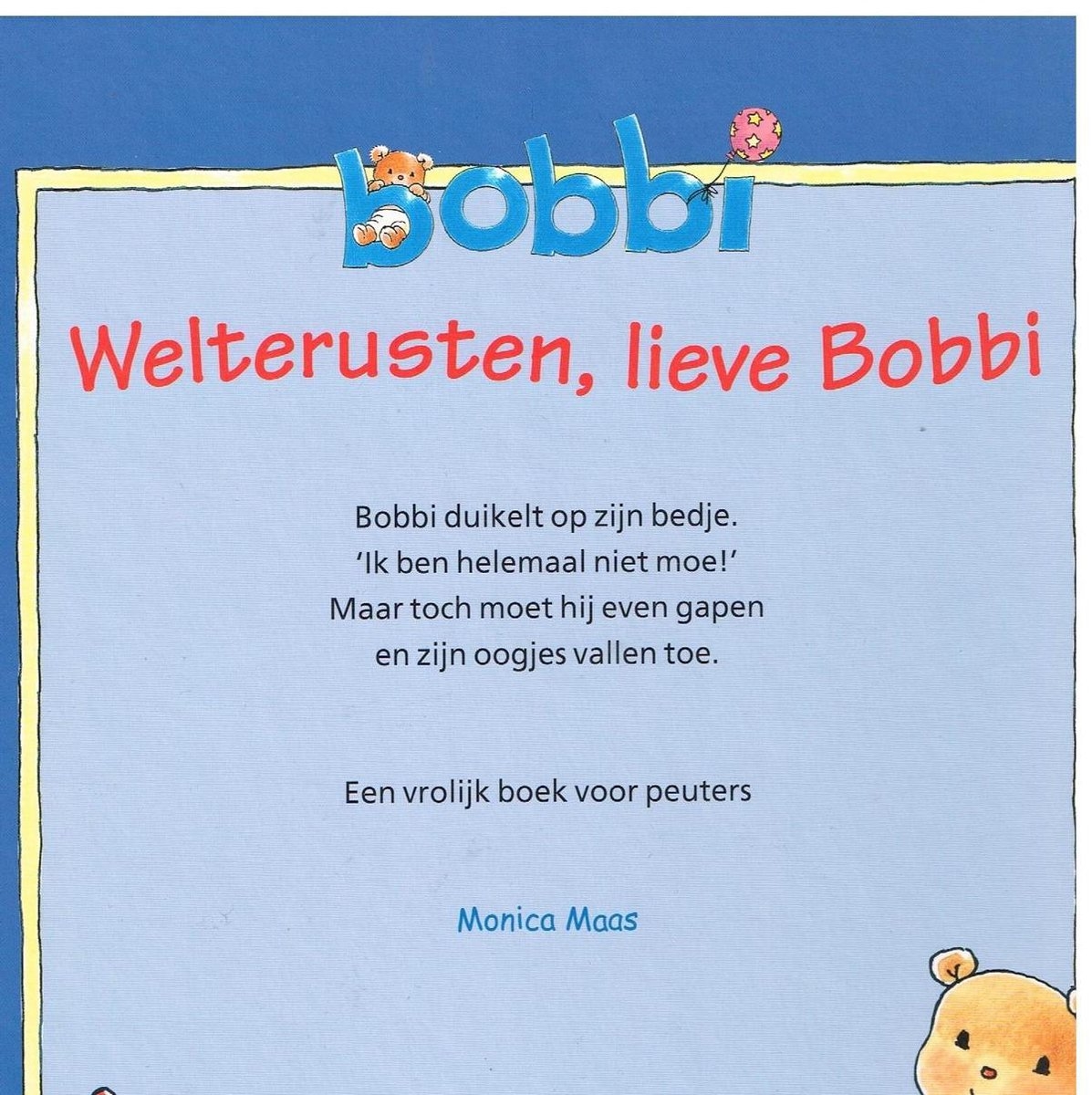 Welterusten, lieve Bobbi (Maxi Editie 26 x 22.8 cm) - Afbeelding 2