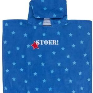 Lief! Badponcho - Kinderponcho - 60x120 cm - Blauw