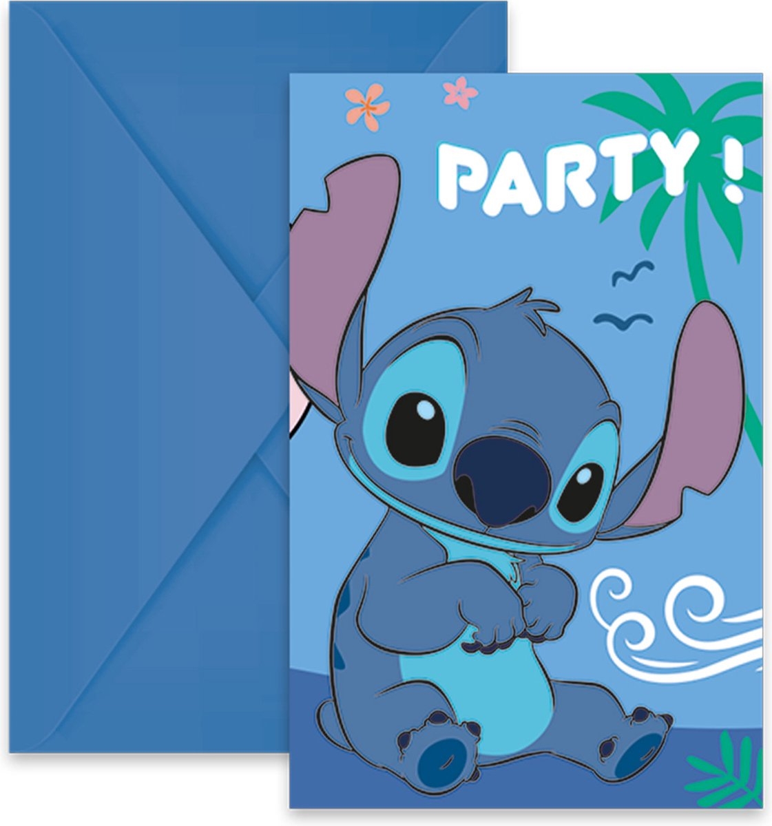 Stitch uitnodigingskaarten met enveloppen
