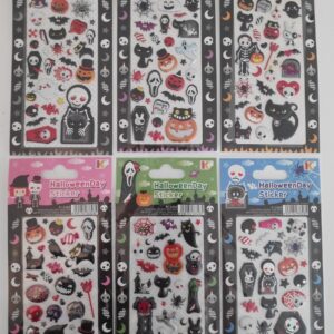 3D Stickers - Doming Stickers - Halloween - Uitdelen - Traktatie - 24 stickervellen