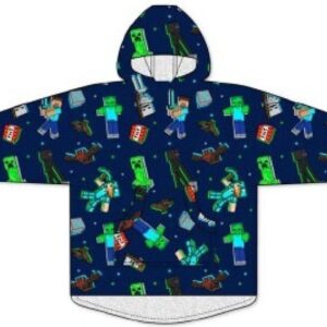 Minecraft Snuggle Hoodie - Creepers - Kind - One Size - 7-14 jaar