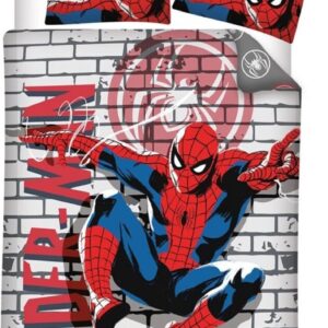 Spider-Man Dekbedovertrek - Eenpersoons - 140x200 + Kussensloop 65x65 cm