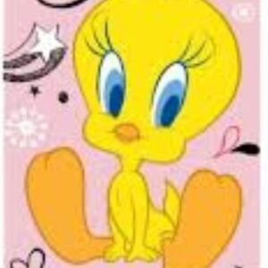 Looney Tunes Tweety Badlaken - Strandlaken - Handdoek - 70x140 cm - Sneldrogend