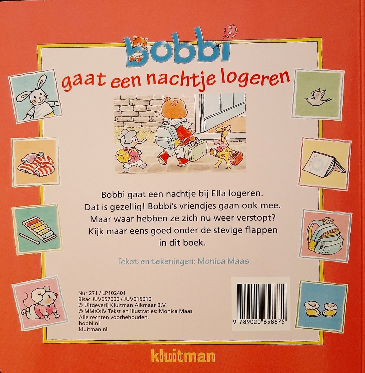 Bobbi gaat een nachtje logeren (Flapboek) - Afbeelding 2