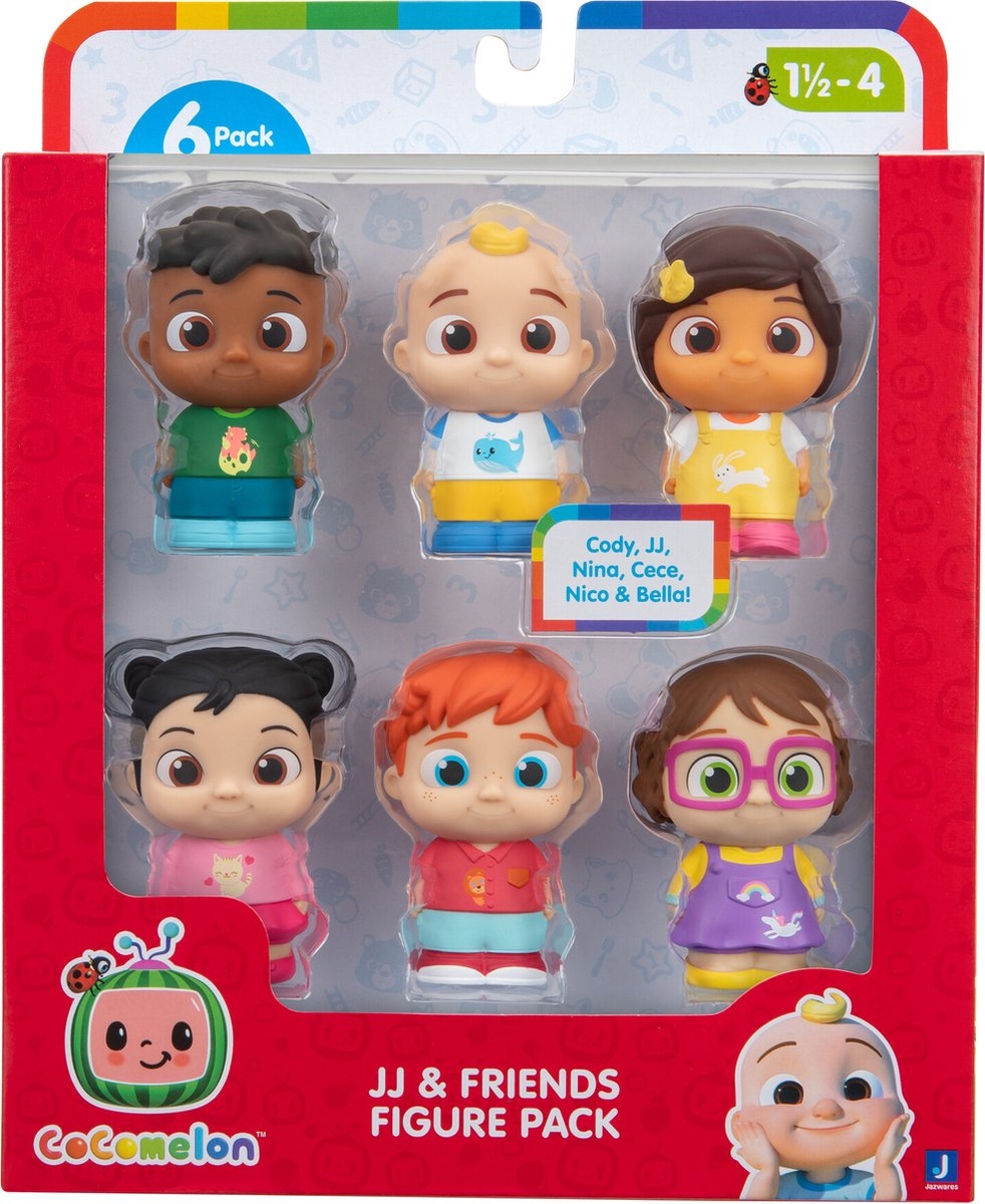 CoComelon Family & Friends- JJ & Friends - 6 figuren